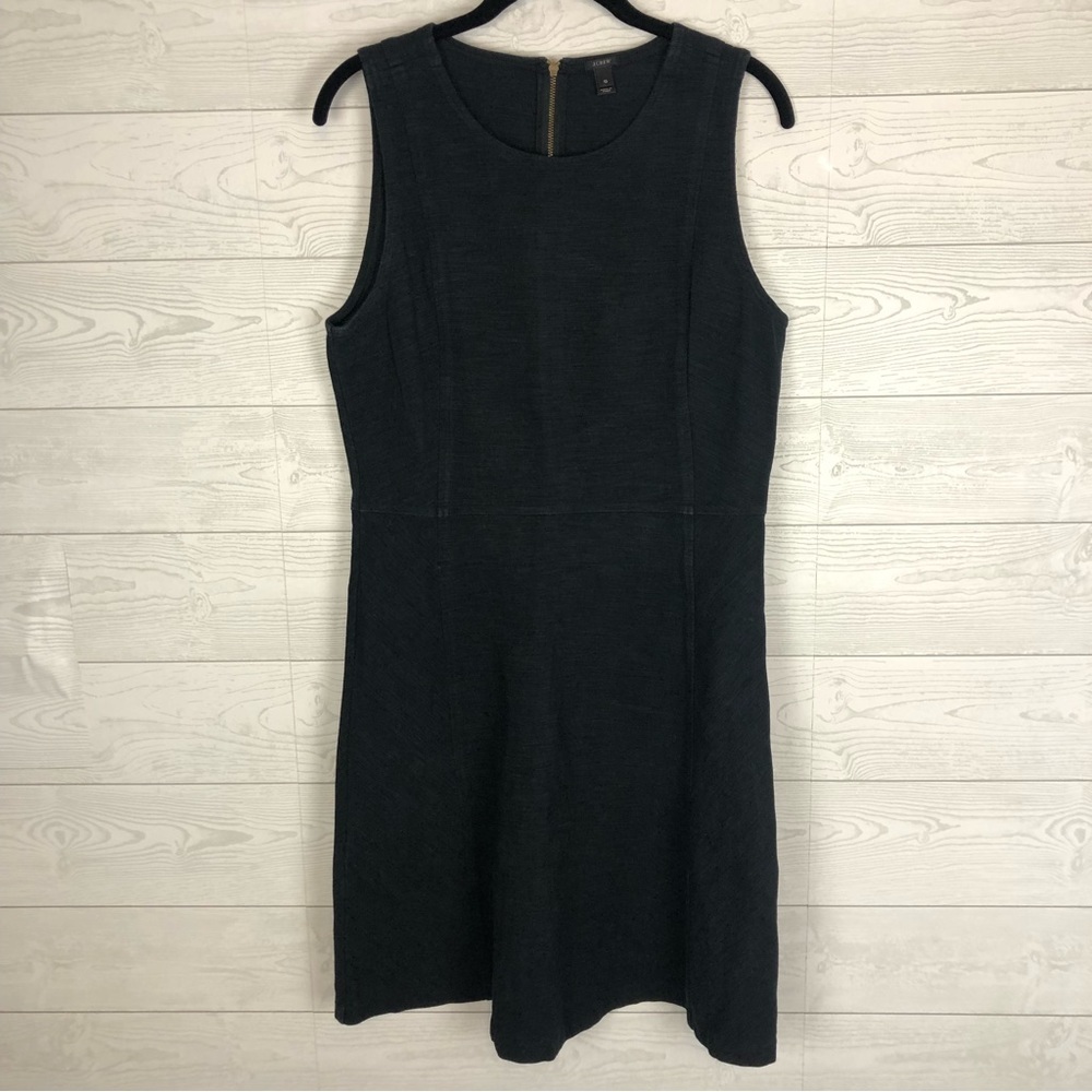 J. CREW BLACK SLEEVELESS DRESS SIZE 10